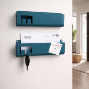 Mid Century Modern Letter Holder Key Rack